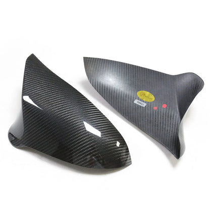 Carbon Fiber Rearview Mirror Cover Caps for BMW F80 M3 F82 F83 M4 (2015-2019)