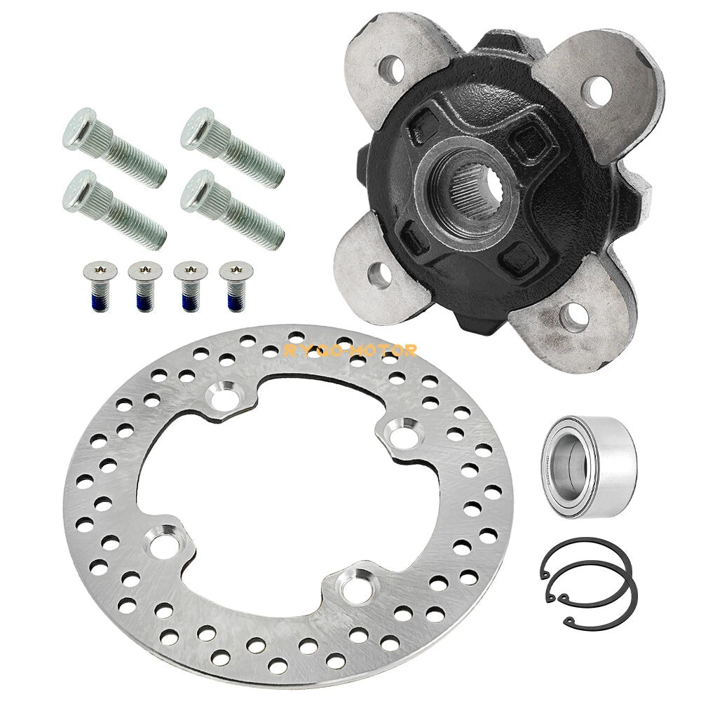 2 x Front Wheel Hub Bearing Studs Brake Rotor for Polaris Ranger 1000 Crew XP (2017–2022)