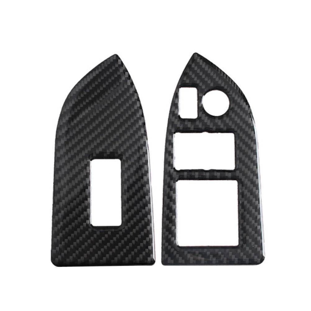 Black Carbon Interior Window Switch Button Trim for Subaru BRZ Toyota 86 (2012-2020)