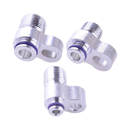 3 x A/C Lines for AC Compressor, Drier, Condenser, Radiator Hose Adapter