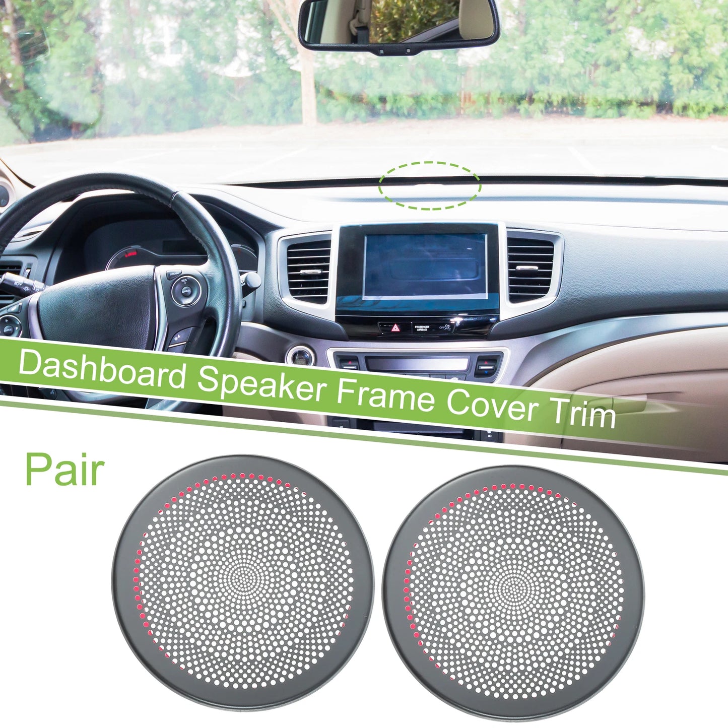 Car Dashboard Speaker Frame Cover Trim for Ford Escape (2020-2021)