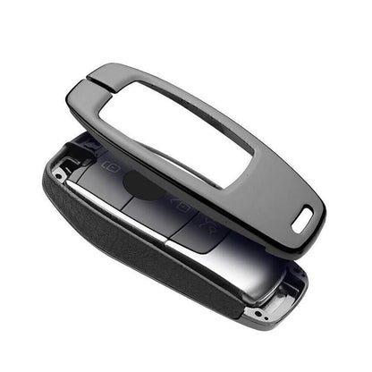 Leather Key Case Cover for Mercedes Benz E300 W202 W210 (2017)