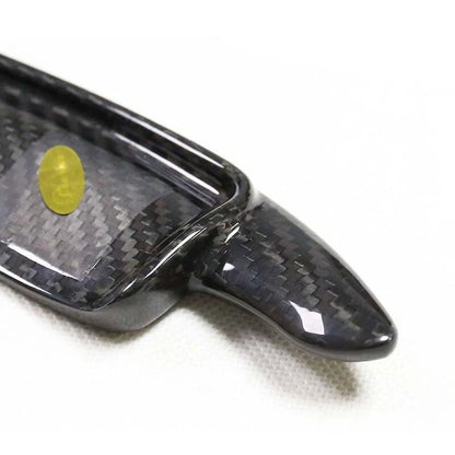 Real Carbon Fiber Steering Wheel Shift Paddle Switch Fit For Camaro 2016-2019
