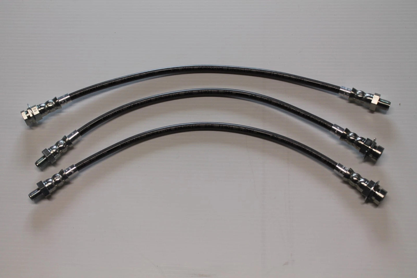 Braided Brake Hose Set (3) for VJ VK CL CM Valiant Charger (1971-1978)