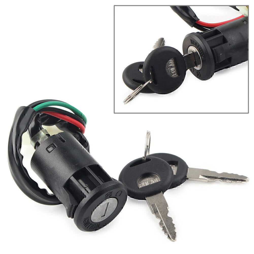 Motorcycle Security Ignition Switch Lock w/2 Keys for Honda CG125