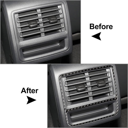 Carbon Look Rear Seat Air Vent Outlet Trim for VW Golf 8 (2021-2023)