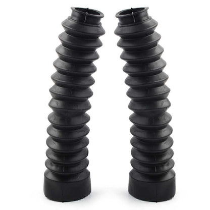 Motorcycle Universal Black Rubber Front Fork Dust Covers