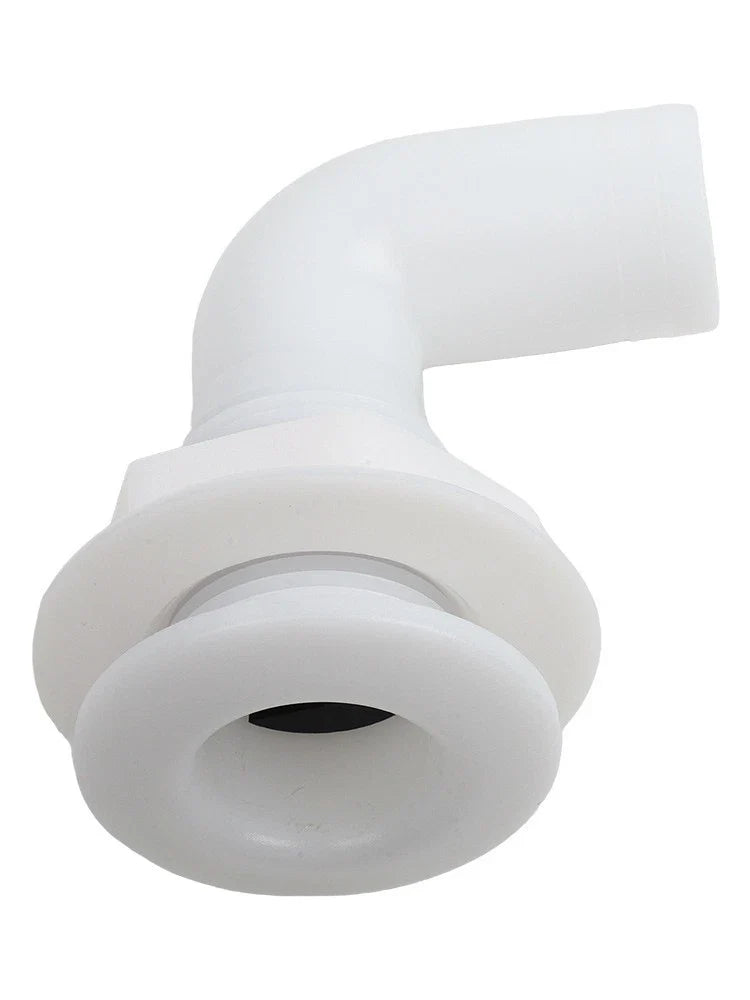 Marine 90° Bilge Pump Hose Elbow for Boats - Robust Nylon Drainage Solution