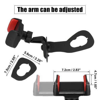 Phone Holder Mount Bracket for Jeep Wrangler JK JKU (2011-2018)