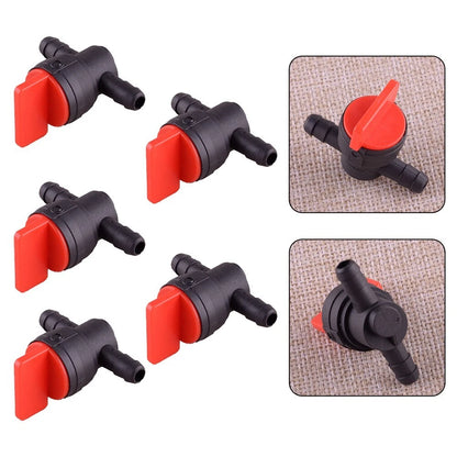 Fuel Tap 5 x Petrol Inline Filter Switch for Motorcycle