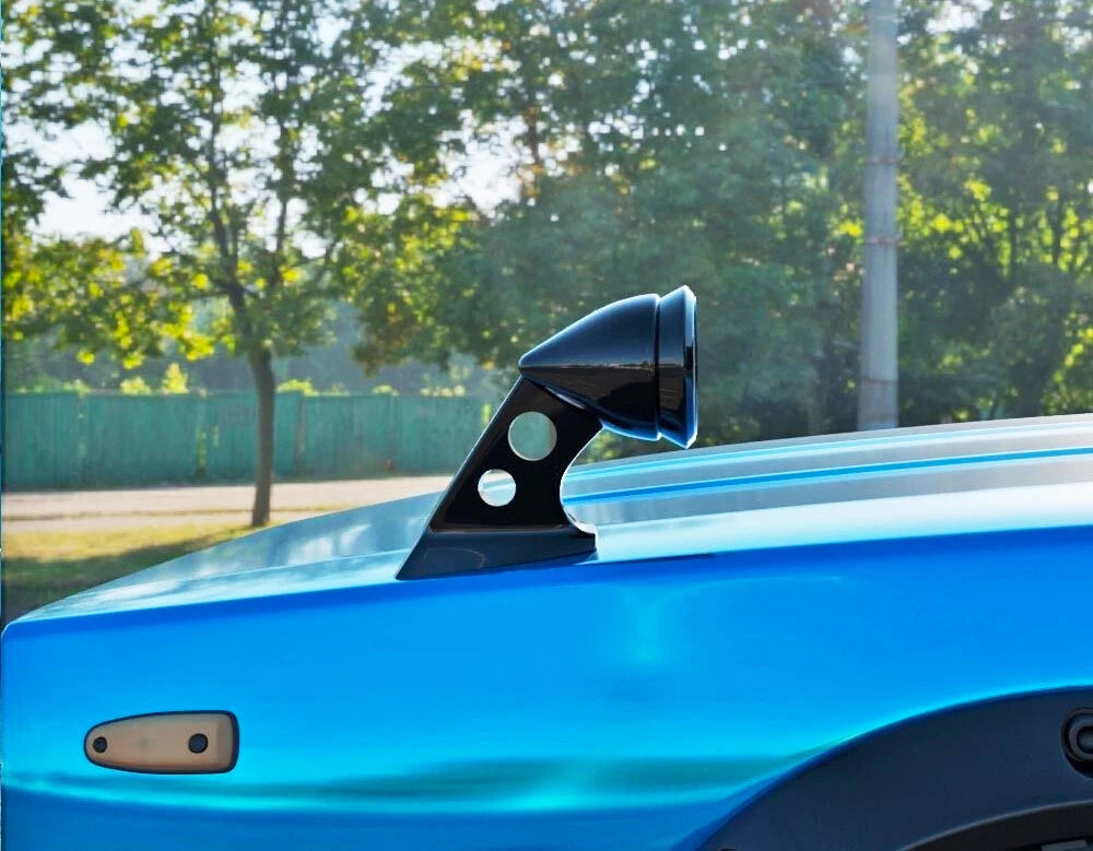 Black JDM Racing Sport Bullet Fender Side Mirror for Universal Fit