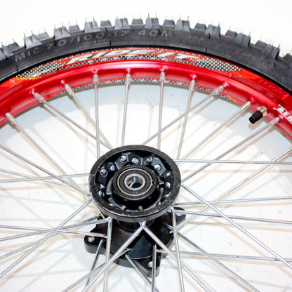 15mm Axle Front Wheel Rim & Knobby Tyre for PIT PRO Dirt Bike (70-100)
