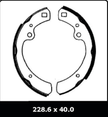 Rear Brake Shoe Drum Overhaul for Nissan Datsun 1600 510 (1968–1973)