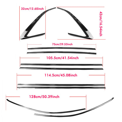 Car Window Strip Trims for AUDI Q8 (2019-2024)