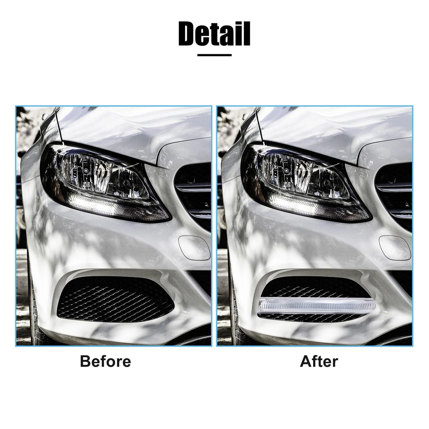 Front LED Daytime Running Fog Lights for Mercedes-Benz E-Class (2009-2016)