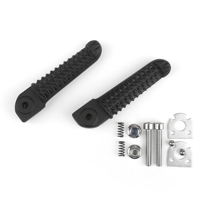 Black Aluminum Rear Footrests for Suzuki GSXR 1000 600 750 (2001-2023)