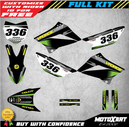 Custom Graphics Kit for Kawasaki KLX 110 (2010-2025) Decals
