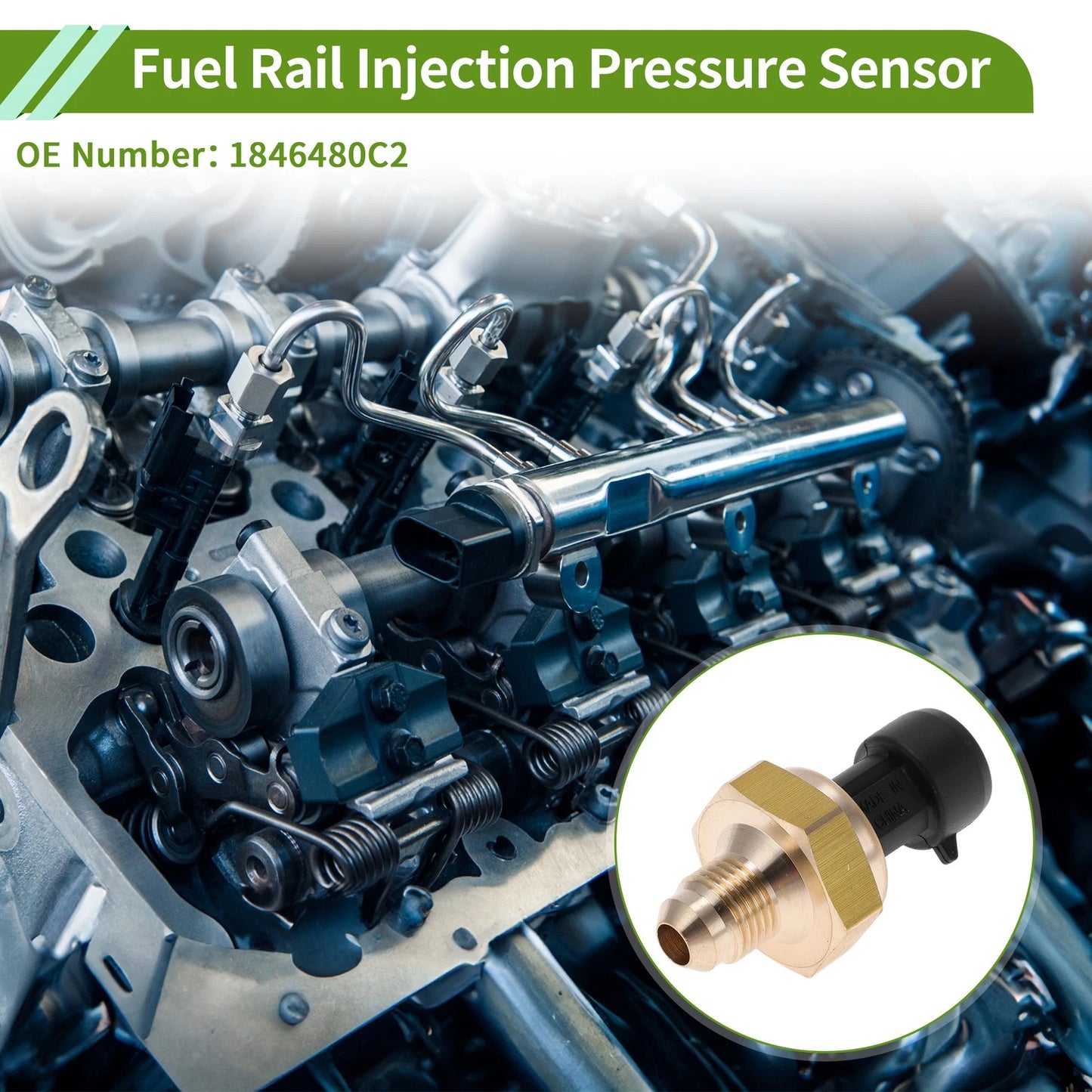Fuel Injection Pressure Sensor for Ford Navistar MaxxForce (2007-2010)