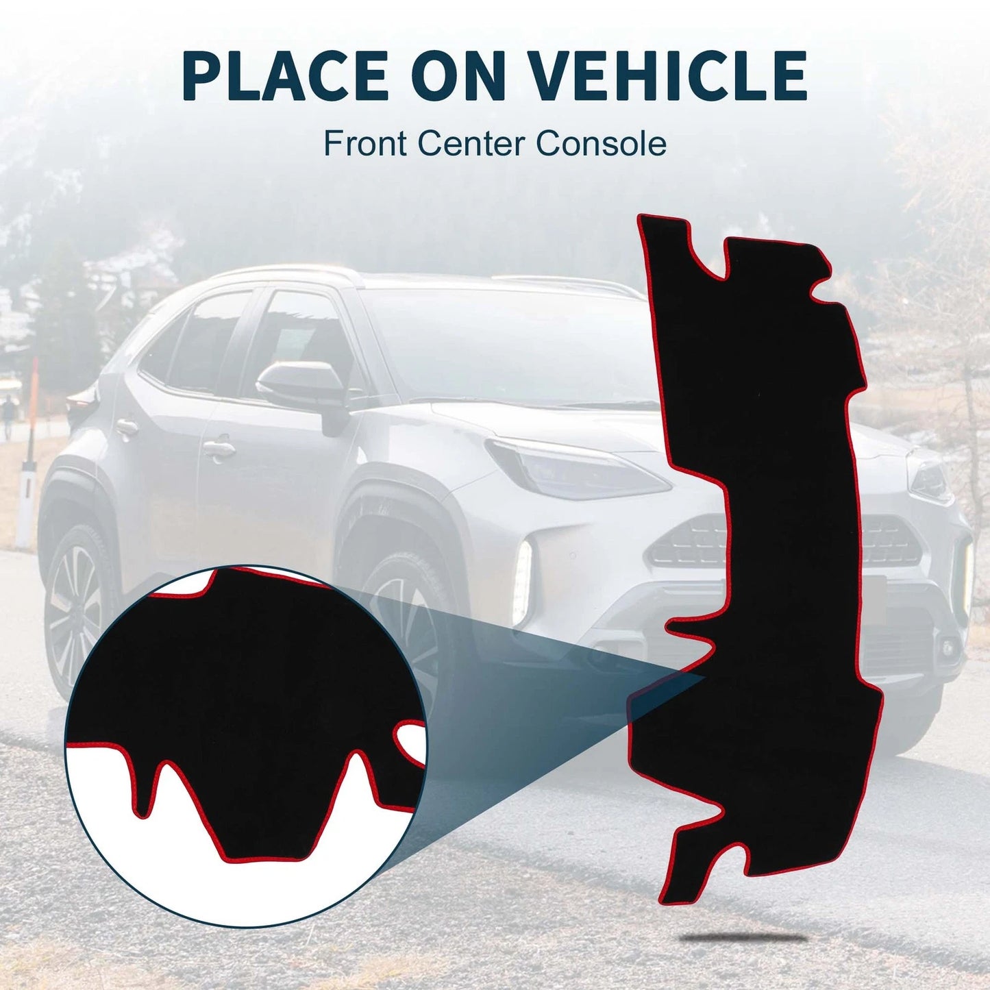 Dashboard Dash Cover Mat 1 Set for TOYOTA Yaris Cross