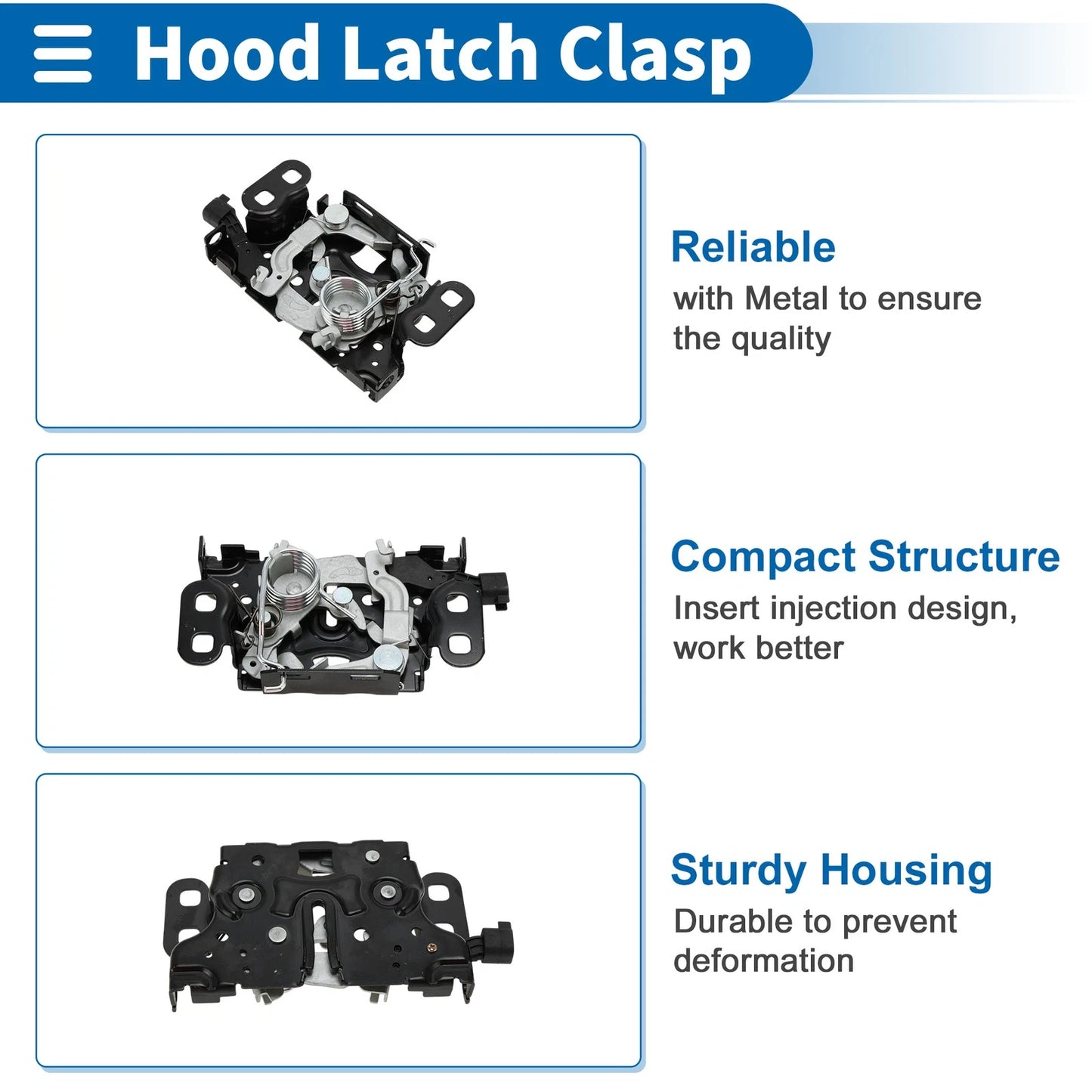 Hood Latch Assembly for Jeep Compass (2017-2019) 1 Pcs