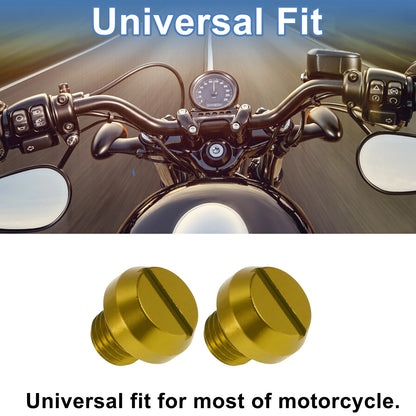 Mirror Hole Plugs Right Hand M10x1.25 for Motorcycle