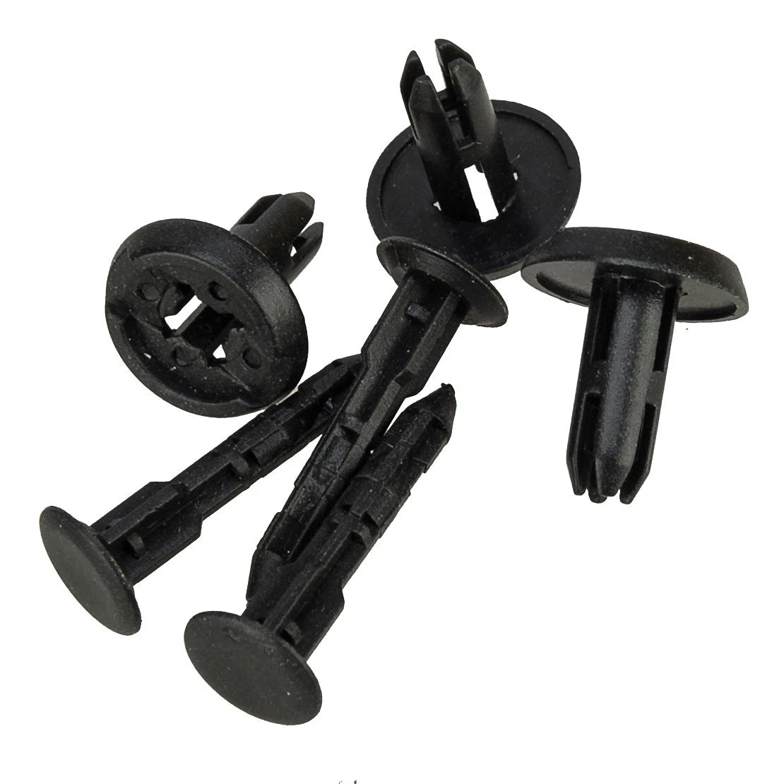 100 x 6mm Bumper Bonnet Trim Fixings Clips Rivets for Various Makes & Models
