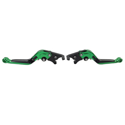 CNC Extendable Brake Clutch Levers for Yamaha YZF R1 (2009-2014) Green