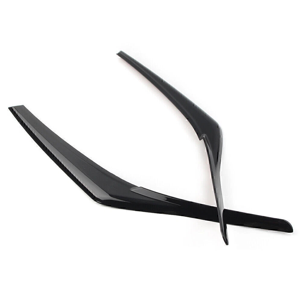 Black Headlight Eyebrow Trim for Toyota Camry SE XSE (2018-2020)