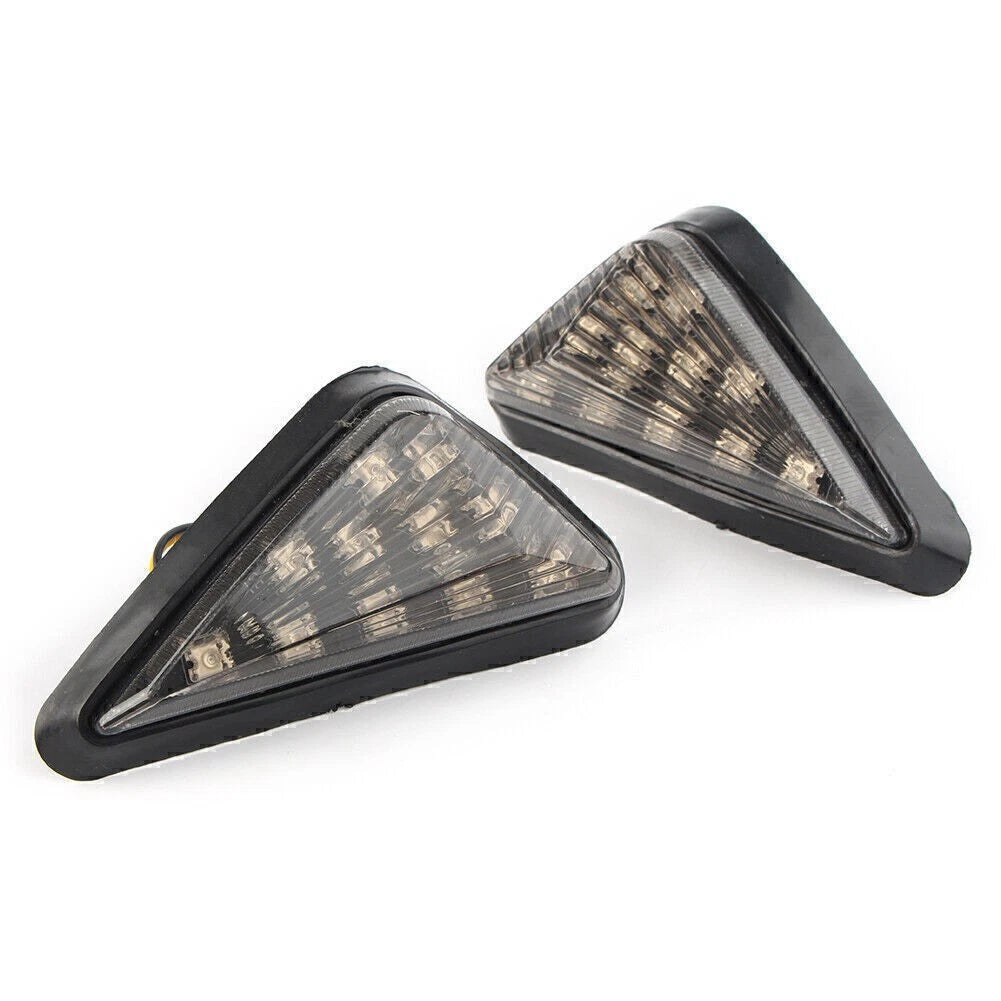 Smoke LED Amber Turn Signal Lights for Kawasaki Ninja ZX6R (1998-2006)