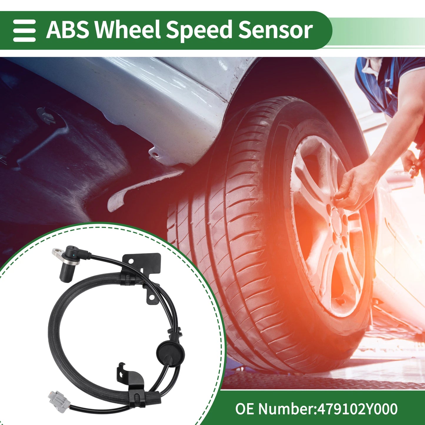 ABS Wheel Speed Sensor for Infiniti I30 Front Right