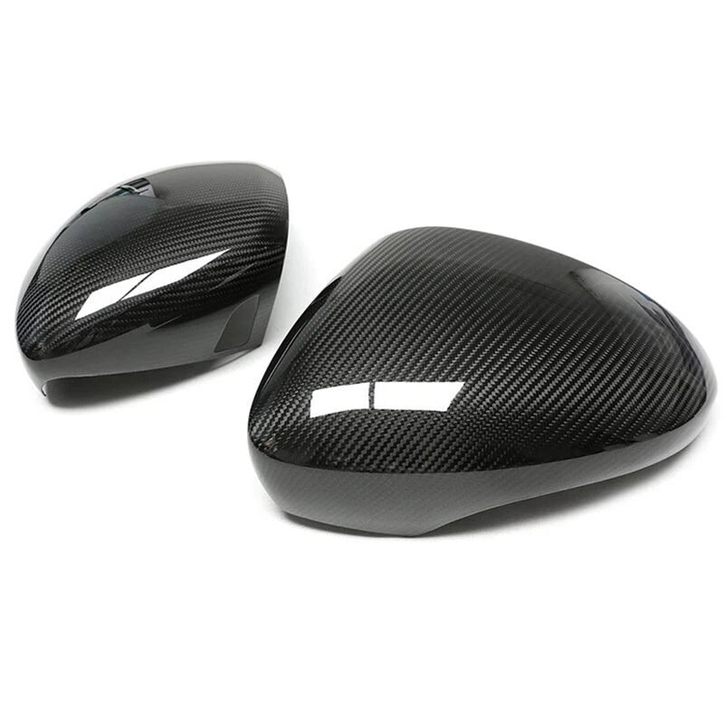 100% Carbon Fiber Mirror Cap Trim for Porsche Panamera 971 17-24 w/ Lane Assist
