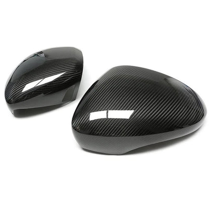 100% Carbon Fiber Mirror Cap Trim for Porsche Panamera 971 17-24 w/ Lane Assist