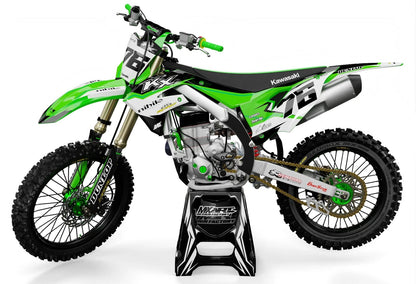Custom Sticker Kit for Kawasaki KLX 140 (2019-2024) Factor Style Decals