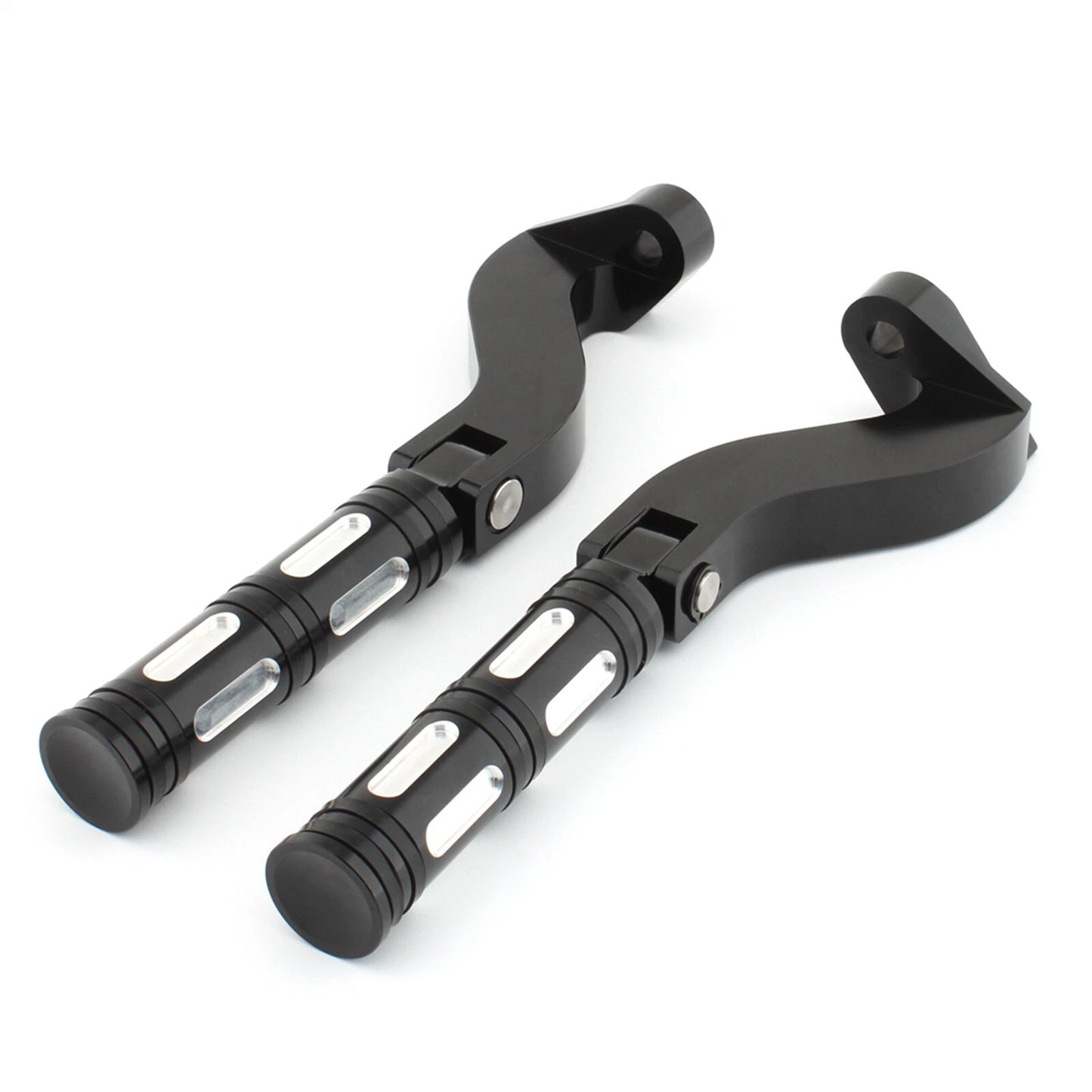 Set of Black Rear Foot Pegs for Harley Touring (1993-2023)
