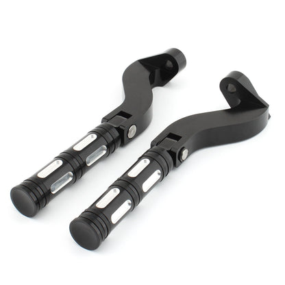 Set of Black Rear Foot Pegs for Harley Touring (1993-2023)