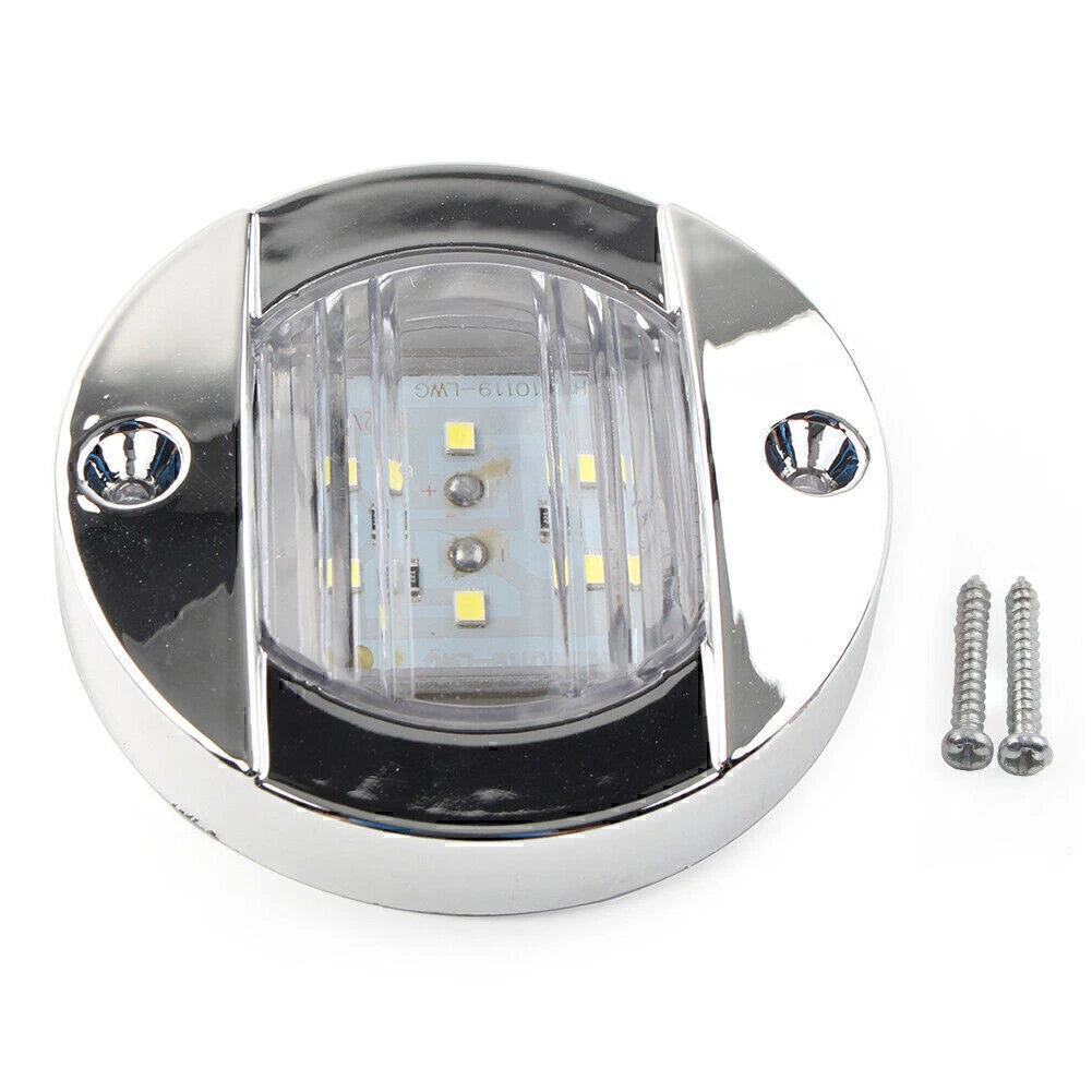 12V LED Round Side Marker Lights for Truck Trailer RV Boat