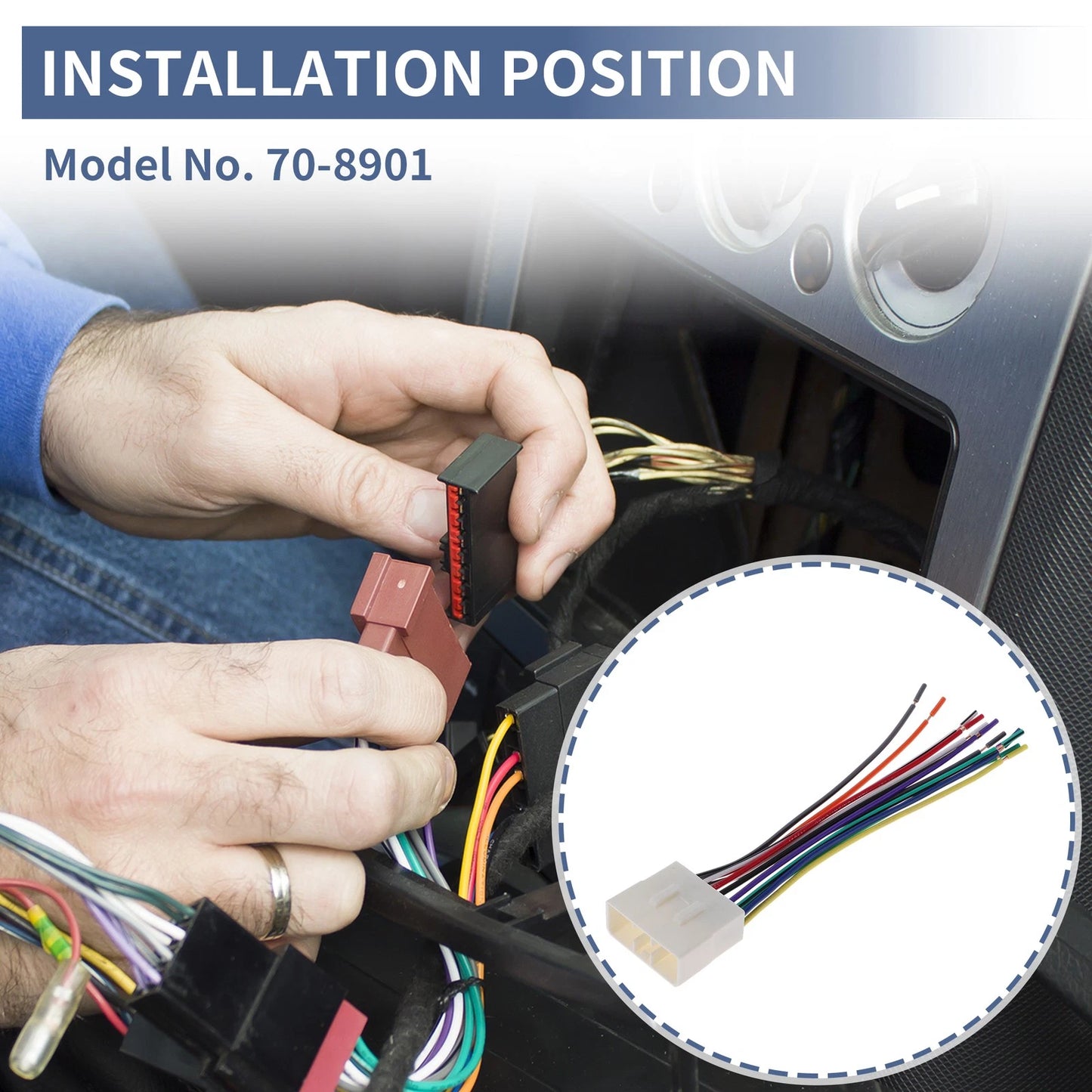 Car Stereo CD Player Wiring Harness for Suzuki Esteem (2001-2002)