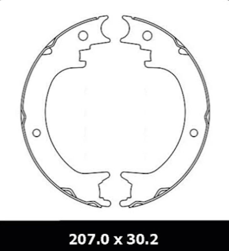 Rear Handbrake Shoe Overhaul for Mitsubishi Pajero NS NT NW NX LWB