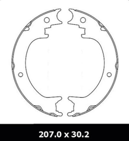 Rear Handbrake Shoe Overhaul for Mitsubishi Pajero NS NT NW NX LWB