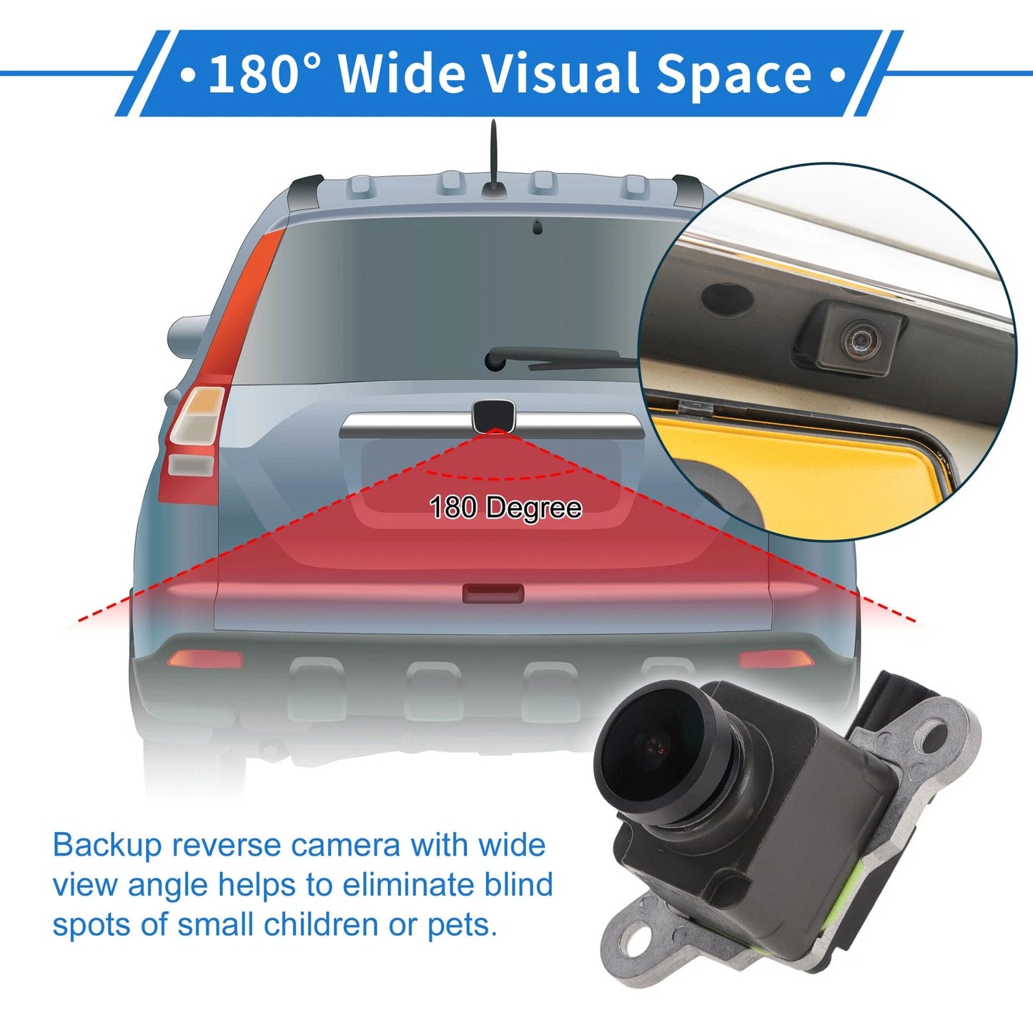 Rear View Camera 120-180�� for Ram 1500/2500/3500 (2013-2018)