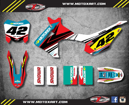 Custom Graphics Full Kit for Honda CRF 110 2013-2018 STRIKE STYLE Stickers