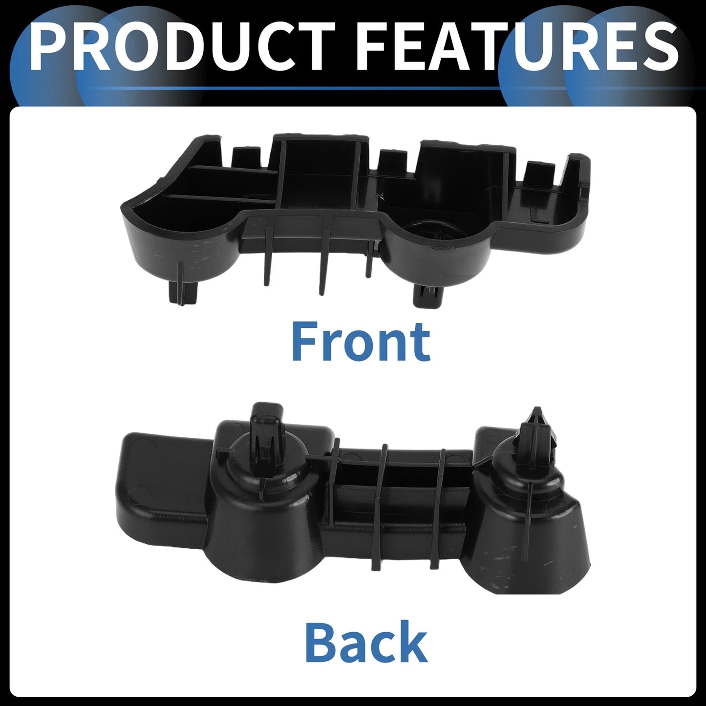 Left Front Bumper Retainer Bracket for Nissan Maxima (2000-2003)