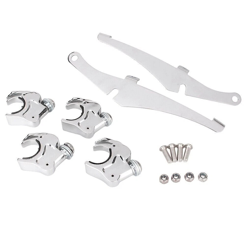 Windshield Screens Bracket Mounts for Sportster XL 883 1200 (1986-2011)
