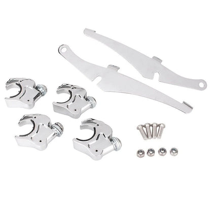 Windshield Screens Bracket Mounts for Sportster XL 883 1200 (1986-2011)
