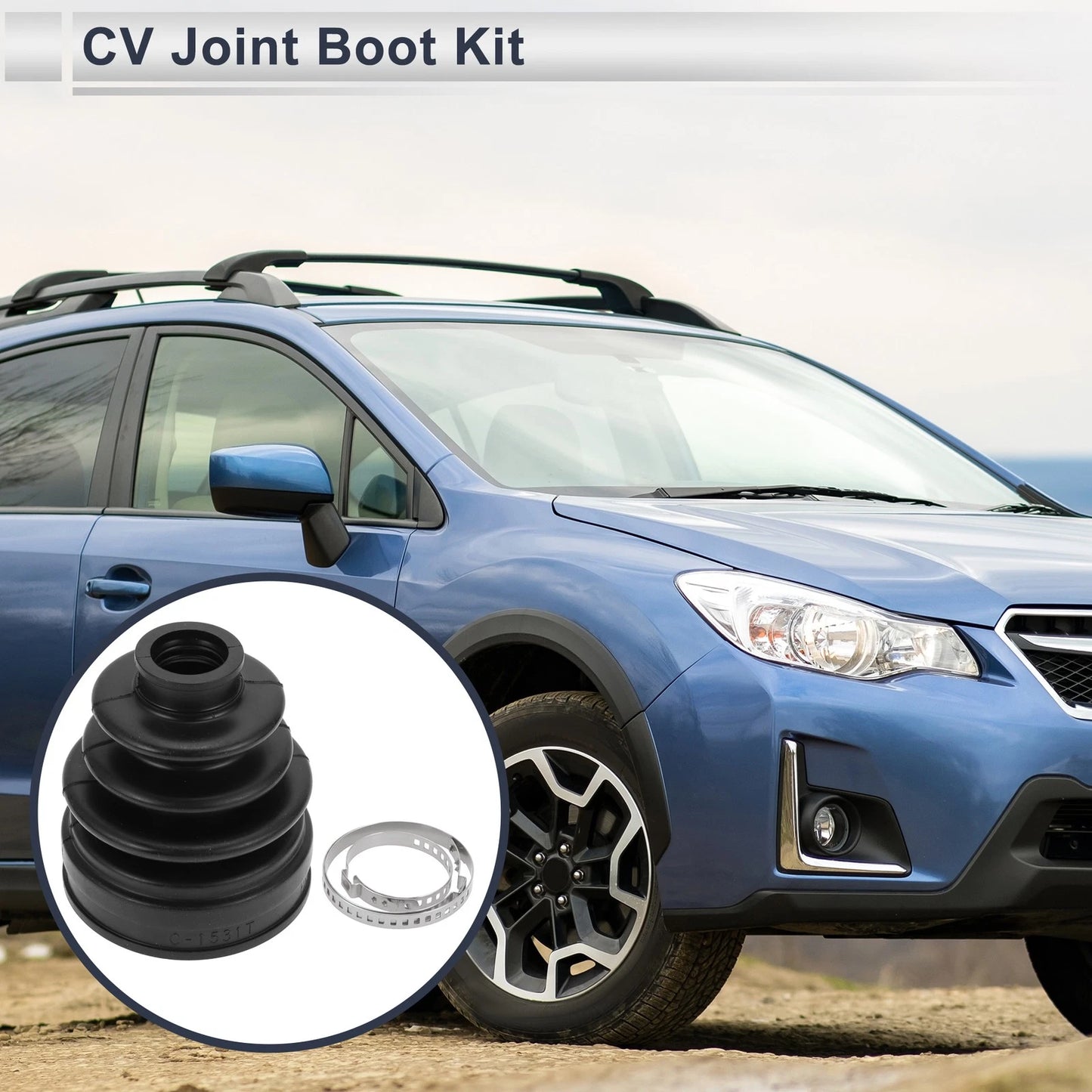 Inner CV Joint Boot Kit with Clamps for Subaru Ascent (2019-2024)