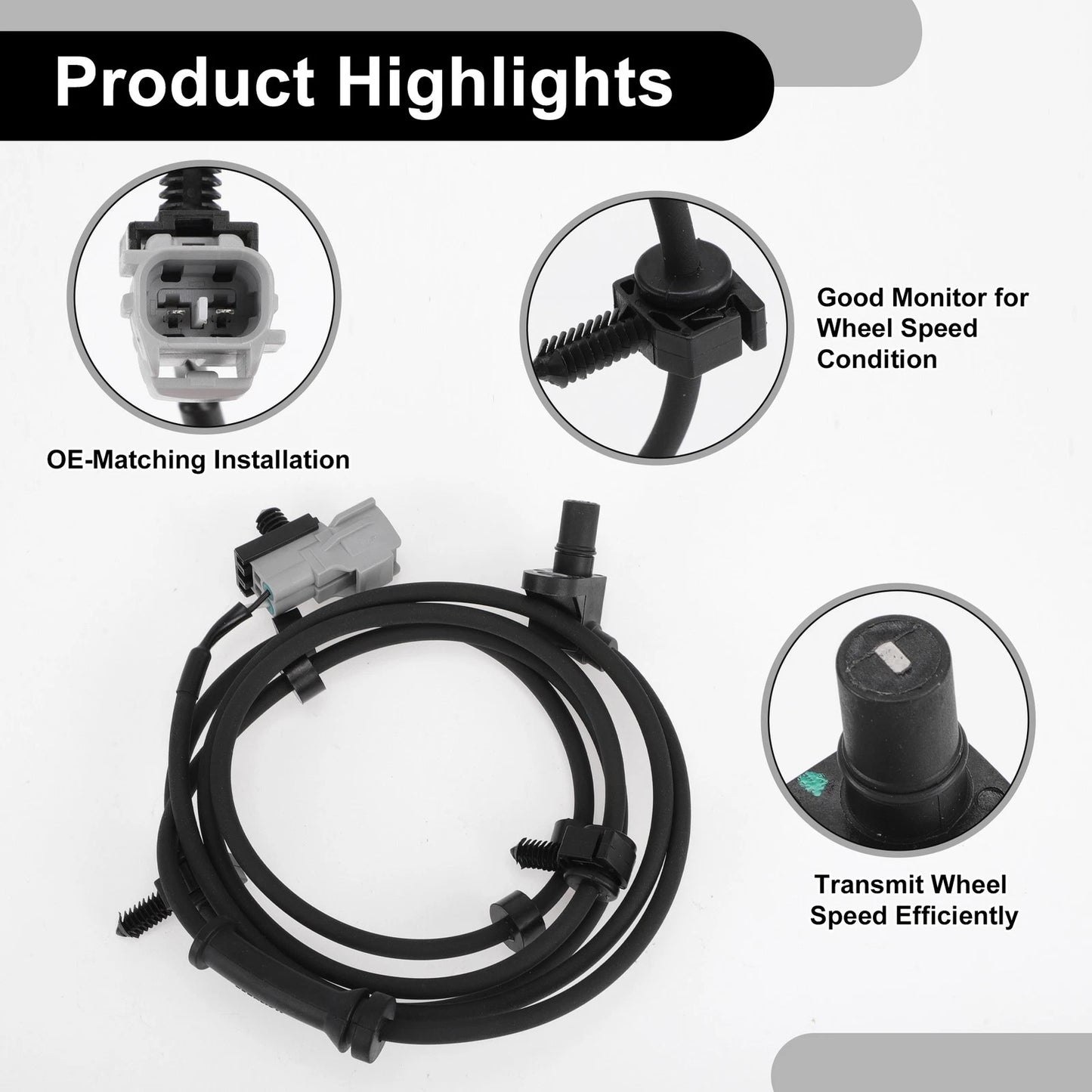 ABS Wheel Speed Sensor for Dodge Ram Rear Left Right