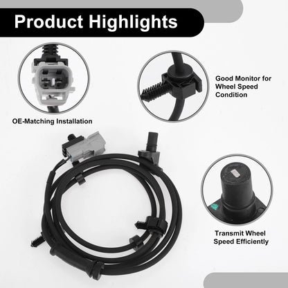 ABS Wheel Speed Sensor for Dodge Ram Rear Left Right