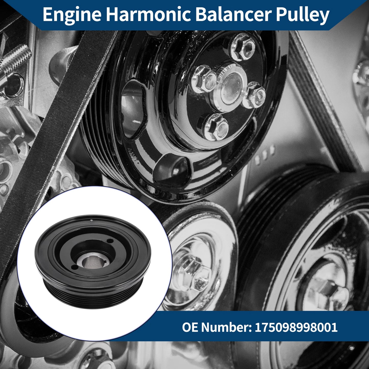 Harmonic Balancer Crank Pulley for Lexus LS460 (2007-2012)