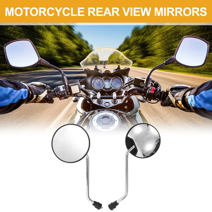 Rear View Mirrors / Pair for M8 Motorcycle