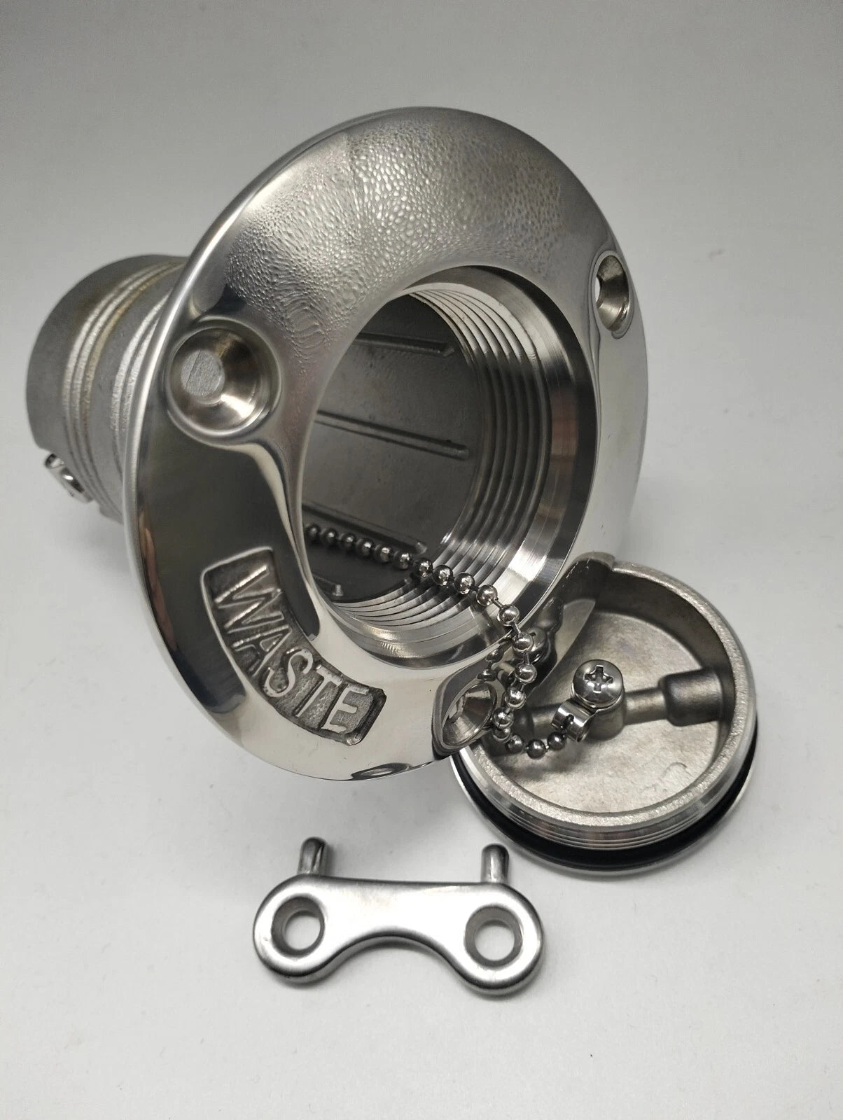 Deck Filler 2" 50mm Waste 316 Stainless Steel for Marine Applications